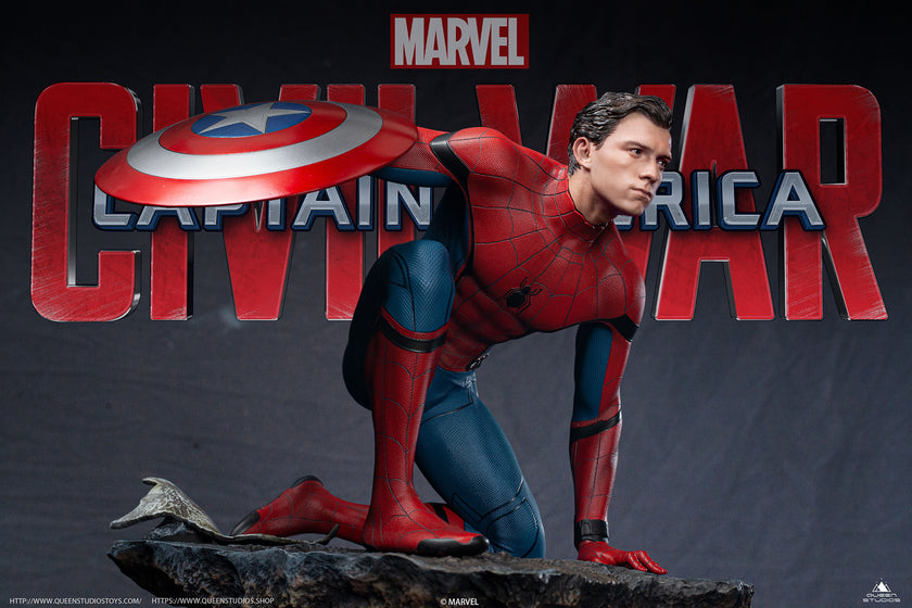 SpiderMan 1/4 Scale Captain America: Civil War Statue (Premium Edition)