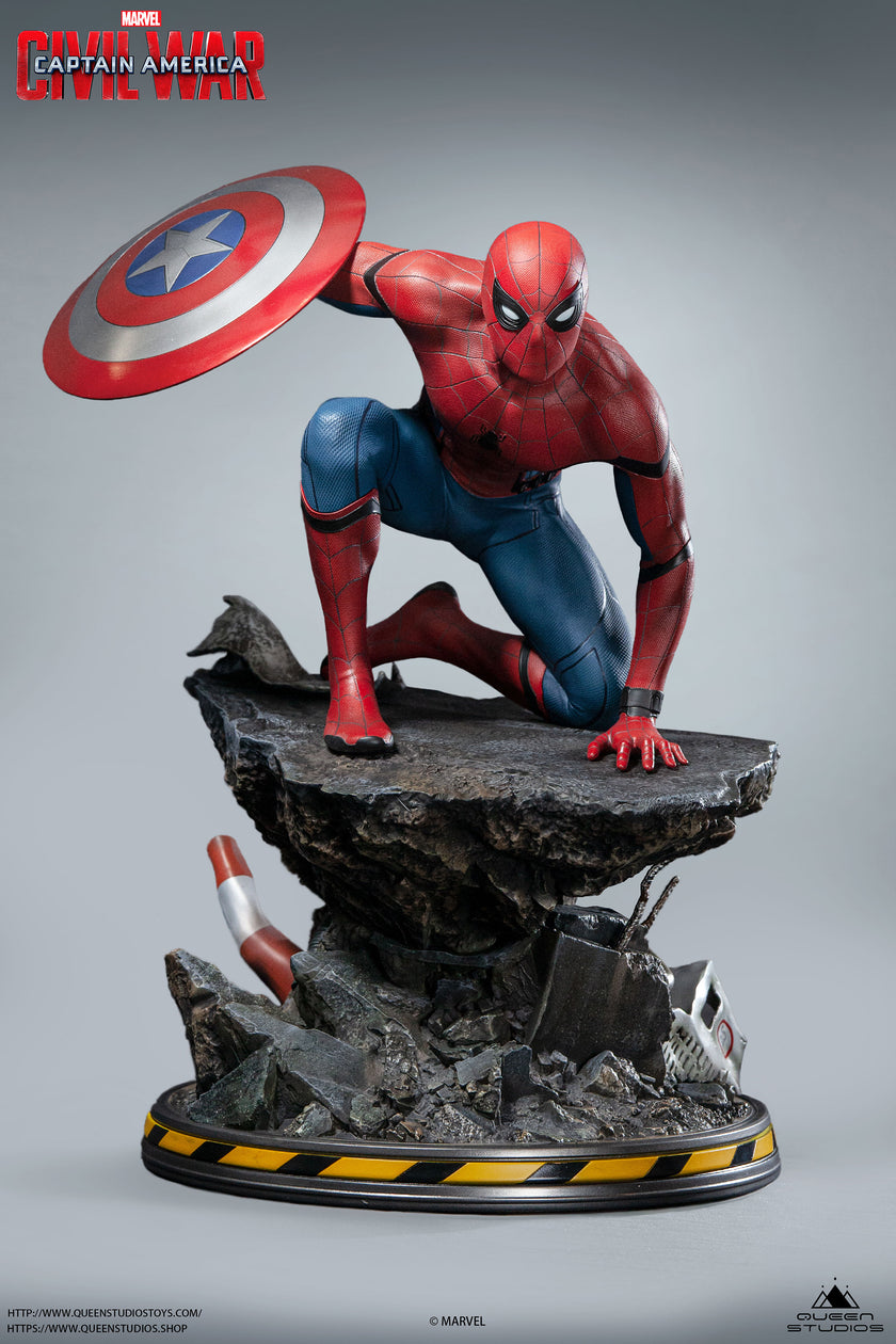SpiderMan 1/4 Scale Captain America: Civil War Statue (Premium Edition)