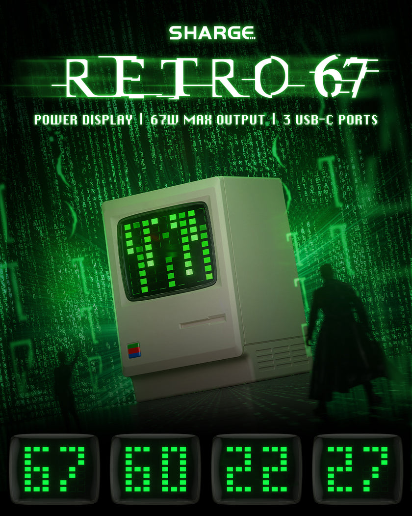 Retro 67W USB-C Charger