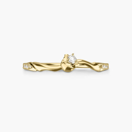 Bell Orchid 18K Gold Diamond Ring