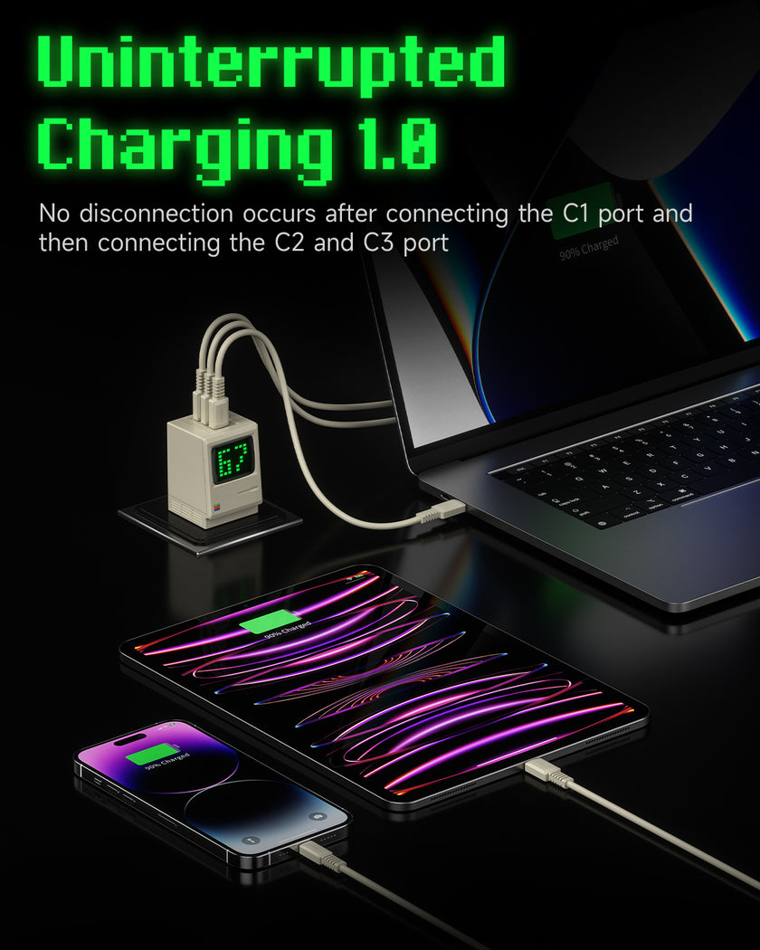 Retro 67W USB-C Charger