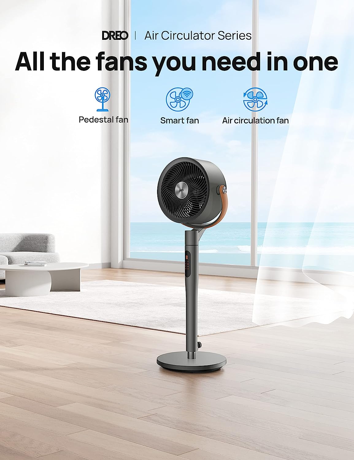 Air Circulator PolyFan 513S, Smart