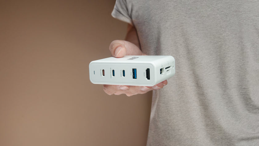 INVZI GaNHub 9-in-1 100W GaN USB-C Charger Power Hub Docking Station (GaNHub 469)