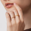 Bell Orchid 18K Gold Diamond Ring