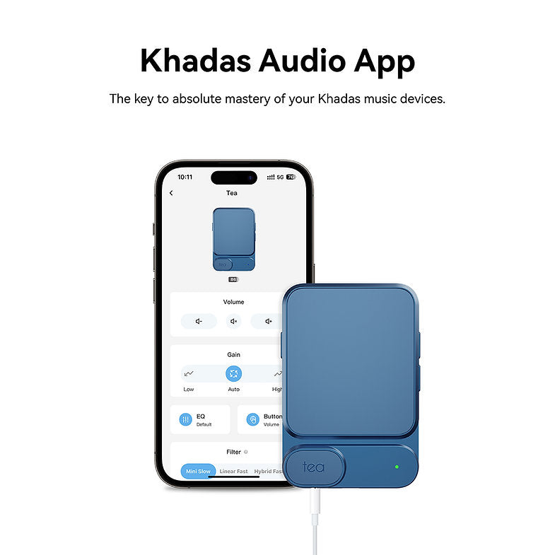 Khadas Tea - Ultraslim Headphone Amplifier for Smartphones