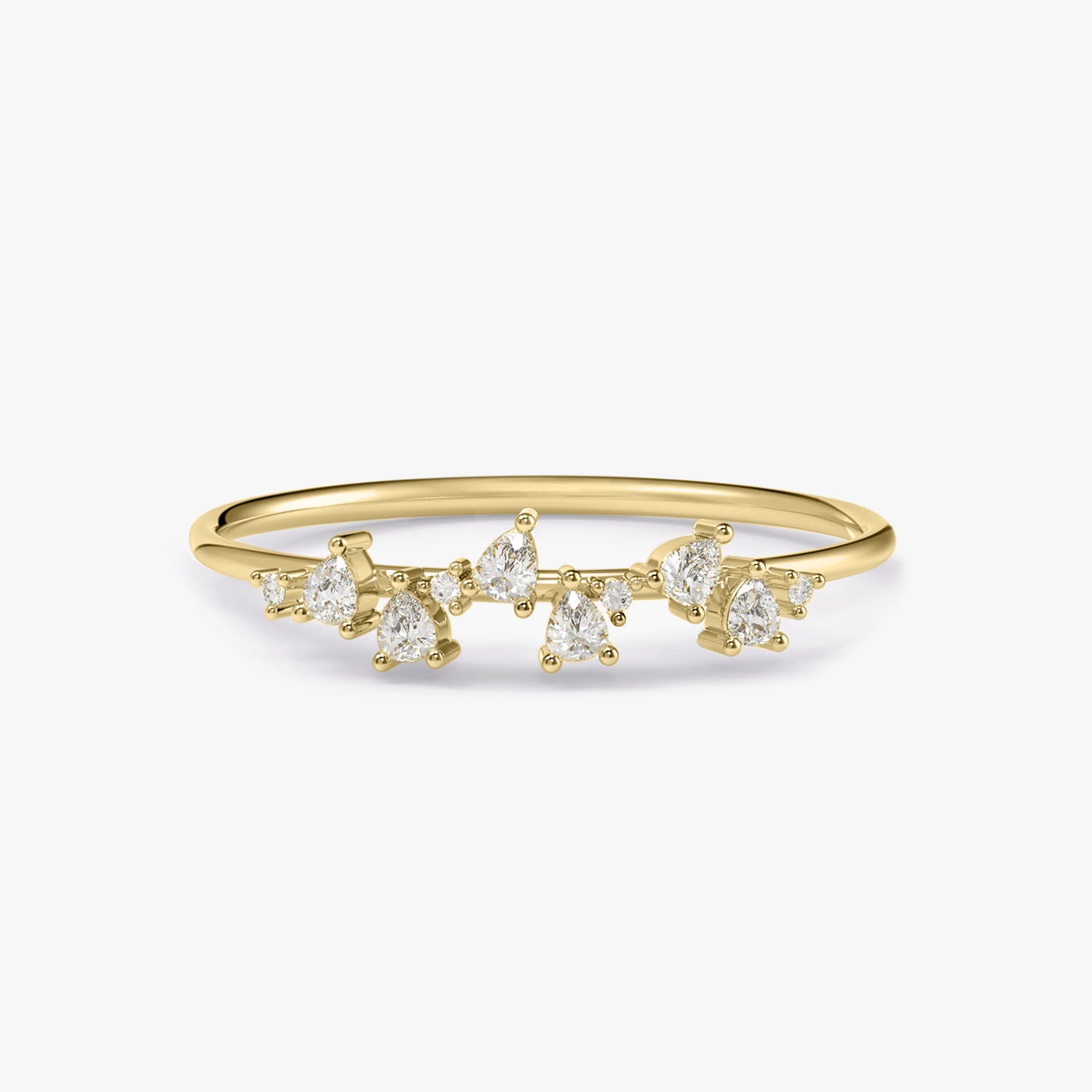 Bell Orchid 18K Gold Diamond Ring