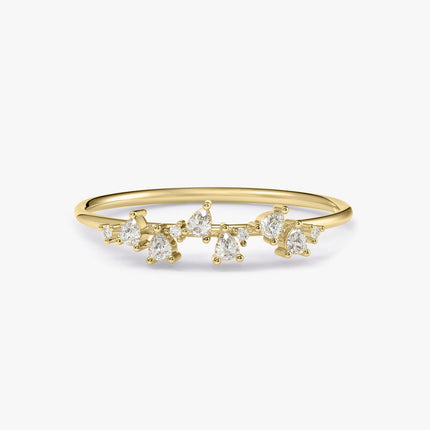 Bell Orchid 18K Gold Diamond Ring