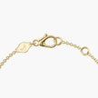 O Letters 18K Gold Customized Diamond Bracelet
