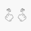 Lettuce Elegance 18K Gold Diamond Earrings