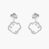 Lettuce Elegance 18K Gold Diamond Earrings