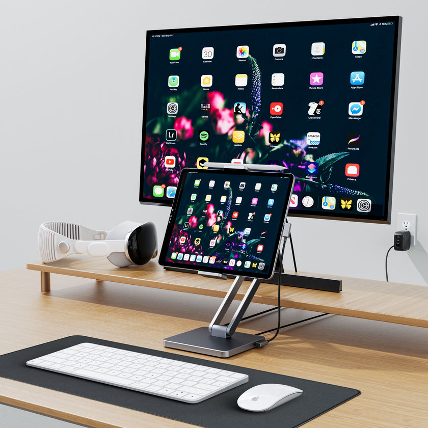 INVZI MagHub 3: 8-in-1 Docking Station Stand for iPad and Tablet