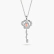 Customized Gift Key 18K Gold Diamond Necklace