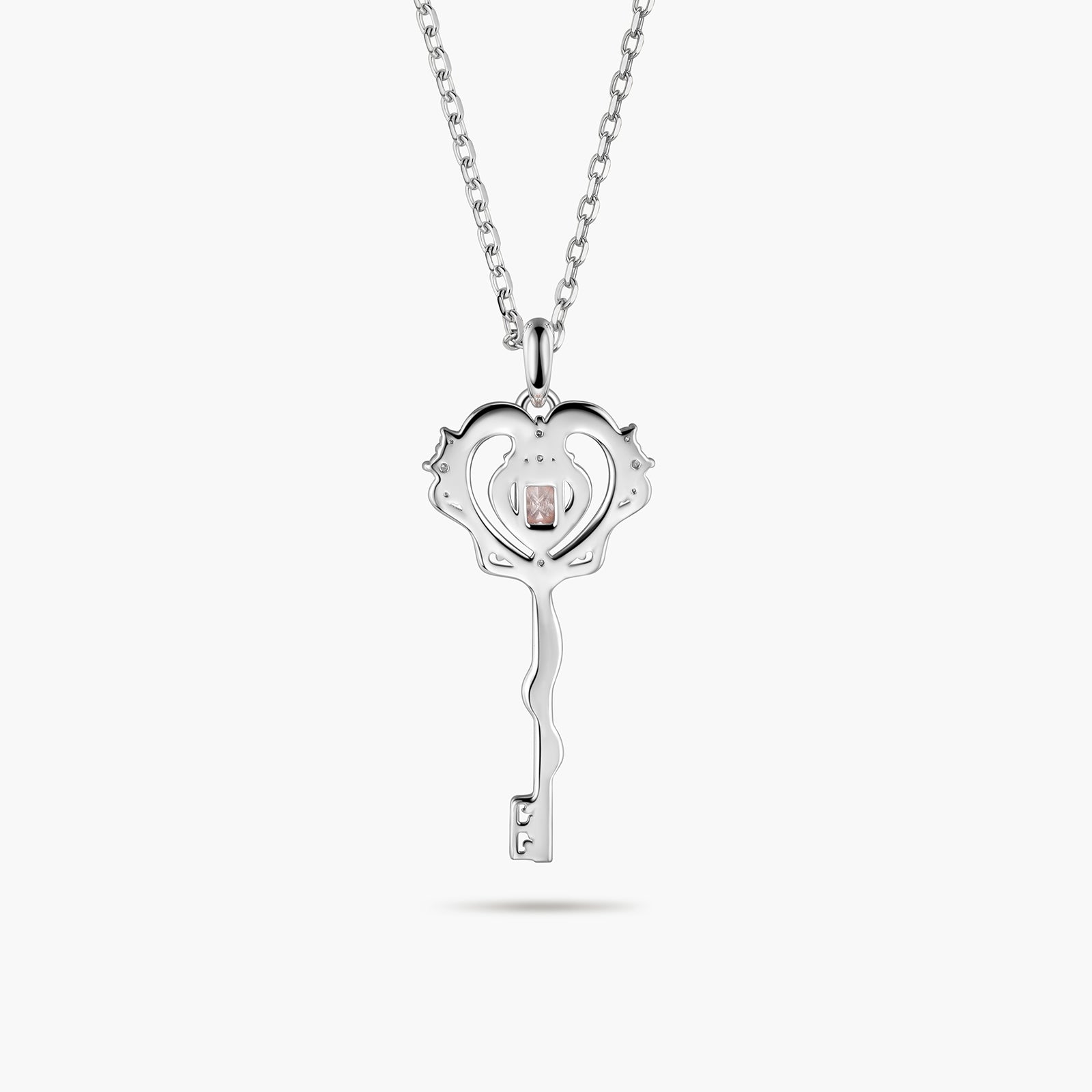 Customized Gift Key 18K Gold Diamond Necklace