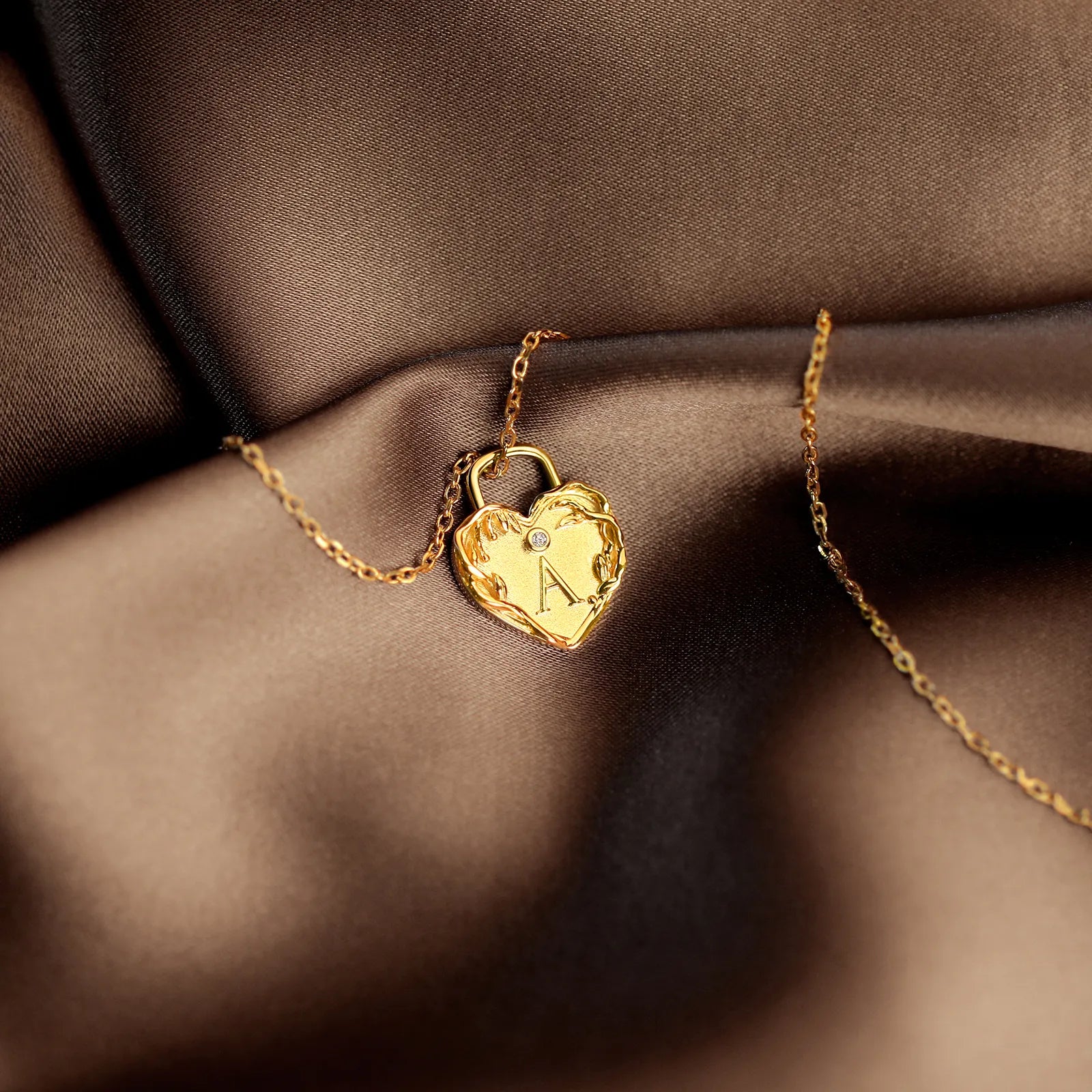 Customized Gift LoveFest Promise 18K Gold Diamond Necklace