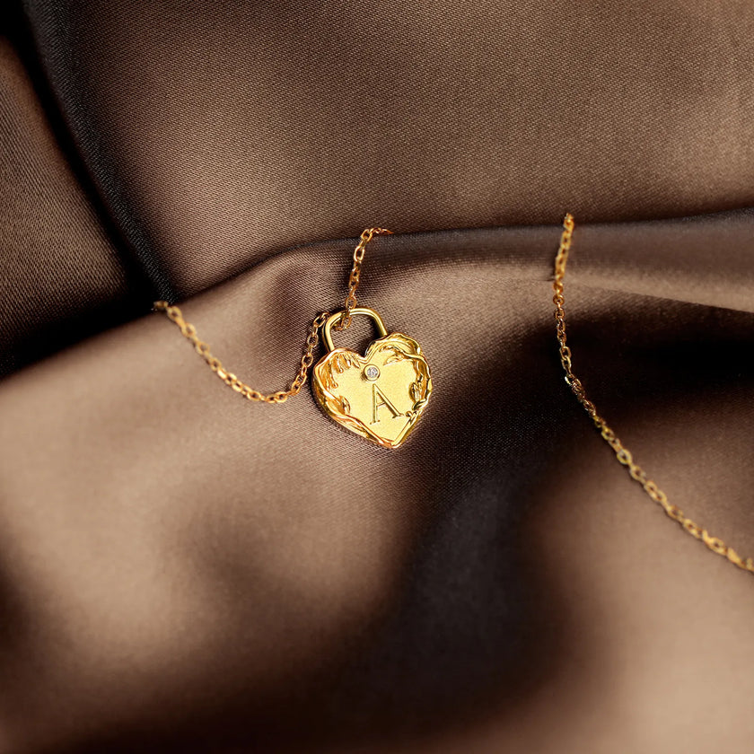 Customized Gift LoveFest Promise 18K Gold Diamond Necklace