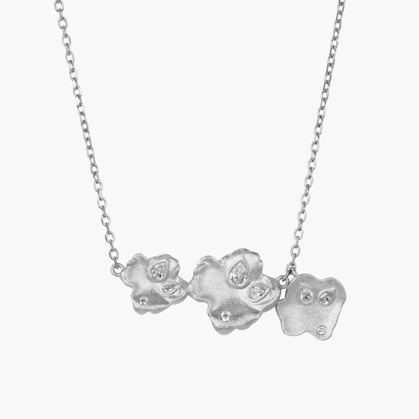 Vitality Dew Lettuce 18K Gold Diamond Necklace