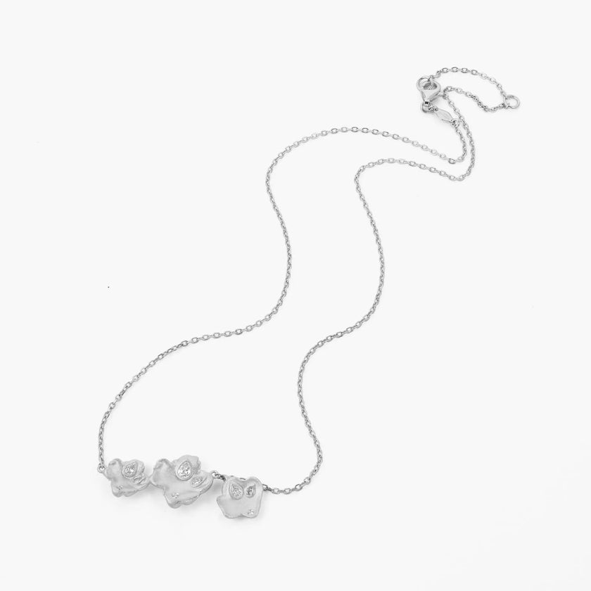 Vitality Dew Lettuce 18K Gold Diamond Necklace