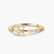 Quince branch Daily 18K Gold Diamond Ring