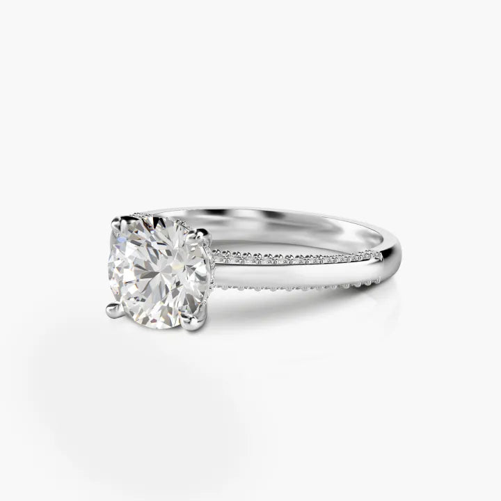 Eternal Spark 18K Gold Moissanite Ring