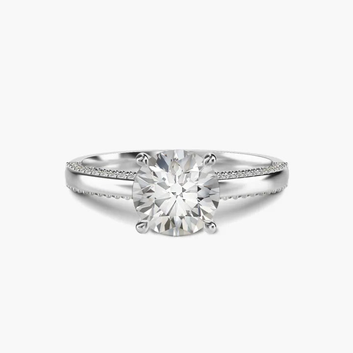 Eternal Spark 18K Gold Moissanite Ring