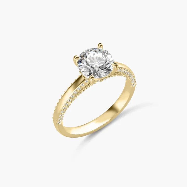 Eternal Spark 18K Gold Moissanite Ring