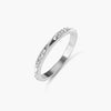 Entwined Vines 18K Gold Curved Diamond Ring
