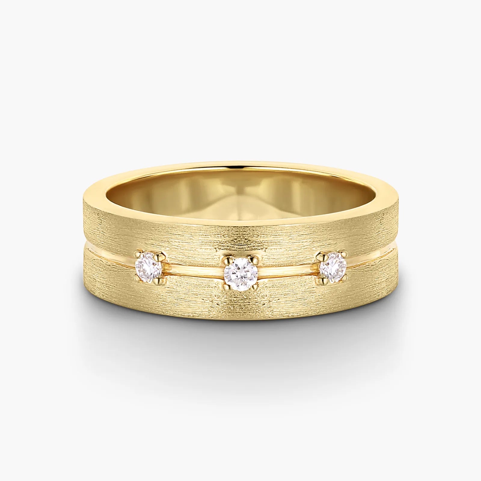 Trinity Connection 18K Gold Wedding Band