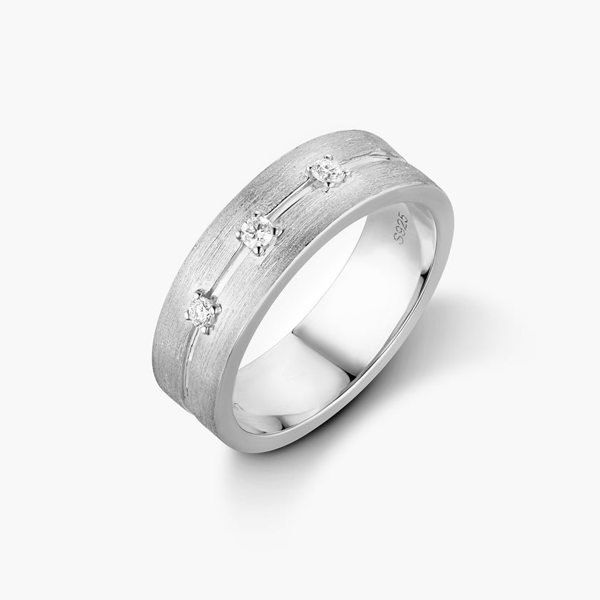 Trinity Connection 18K Gold Wedding Band