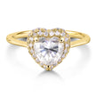 Glowing Embrace 18K Gold Diamond Ring