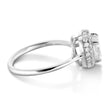 Glowing Embrace 18K Gold Diamond Ring