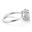 Glowing Embrace 18K Gold Moissanite Ring