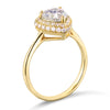 Glowing Embrace 18K Gold Diamond Ring