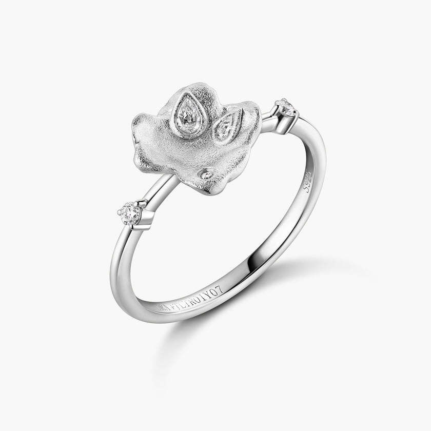 Lettuce 18K Gold Diamond Ring