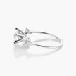 Quince Branch 18K Gold Diamond Ring 3EX Cut D/E/F Color