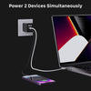 INVZI GaNHub 45W USB-C GaN Charger Dual USB-C Ports for Samsung S24 and iPhone 15 Pro