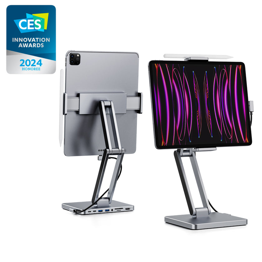INVZI MagHub 3: 8-in-1 Docking Station Stand for iPad and Tablet